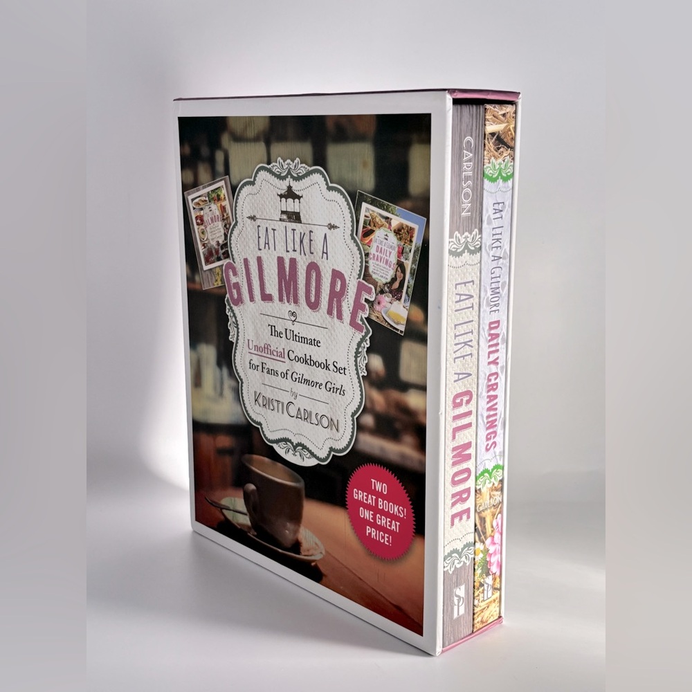 Eat Like A Gilmore, Gilmore Girls Unofficial Cookbooks Box Set (2) NWOT